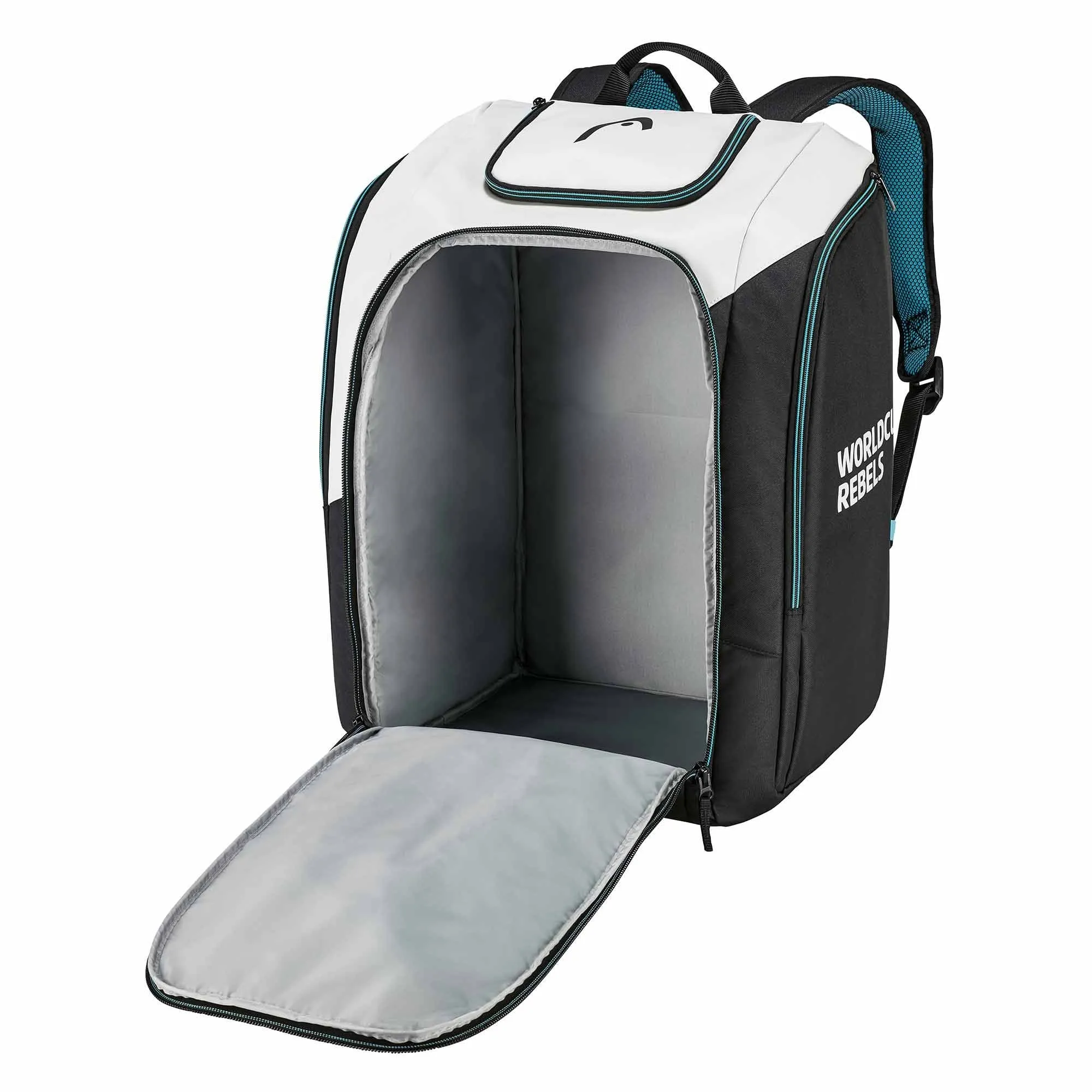 Rebels Racing Backpack S 60L - Black/White/Blue