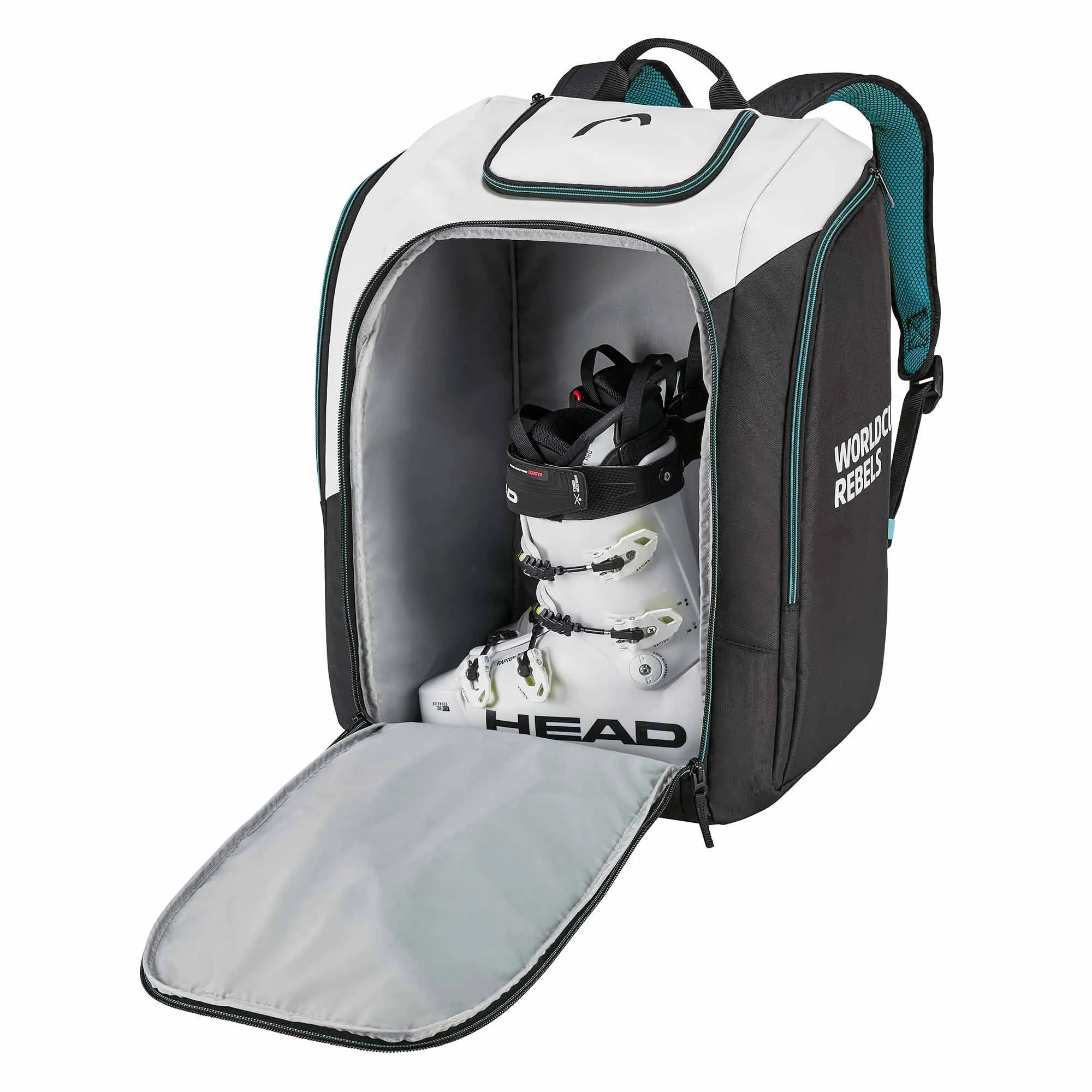 Rebels Racing Backpack S 60L - Black/White/Blue