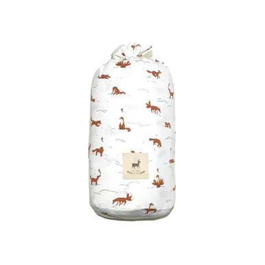 Red Caribou Padded Blanket for Babies 18Mountain Ivory