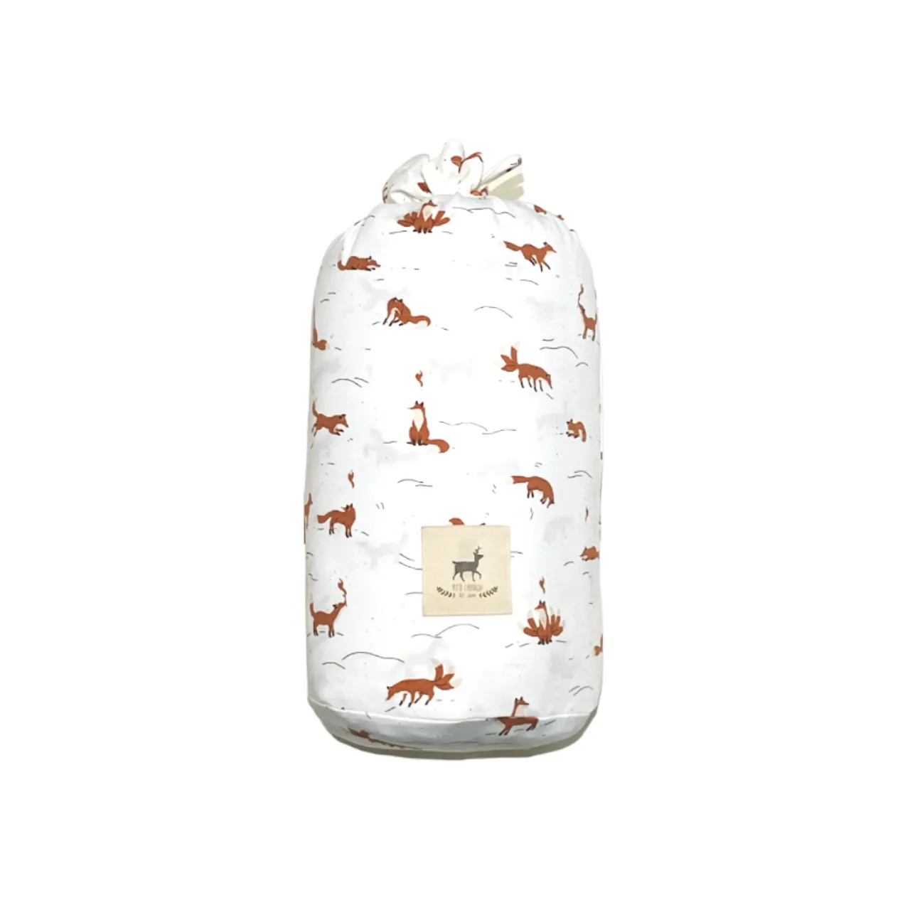 Red Caribou Padded Blanket for Babies 18Mountain Ivory