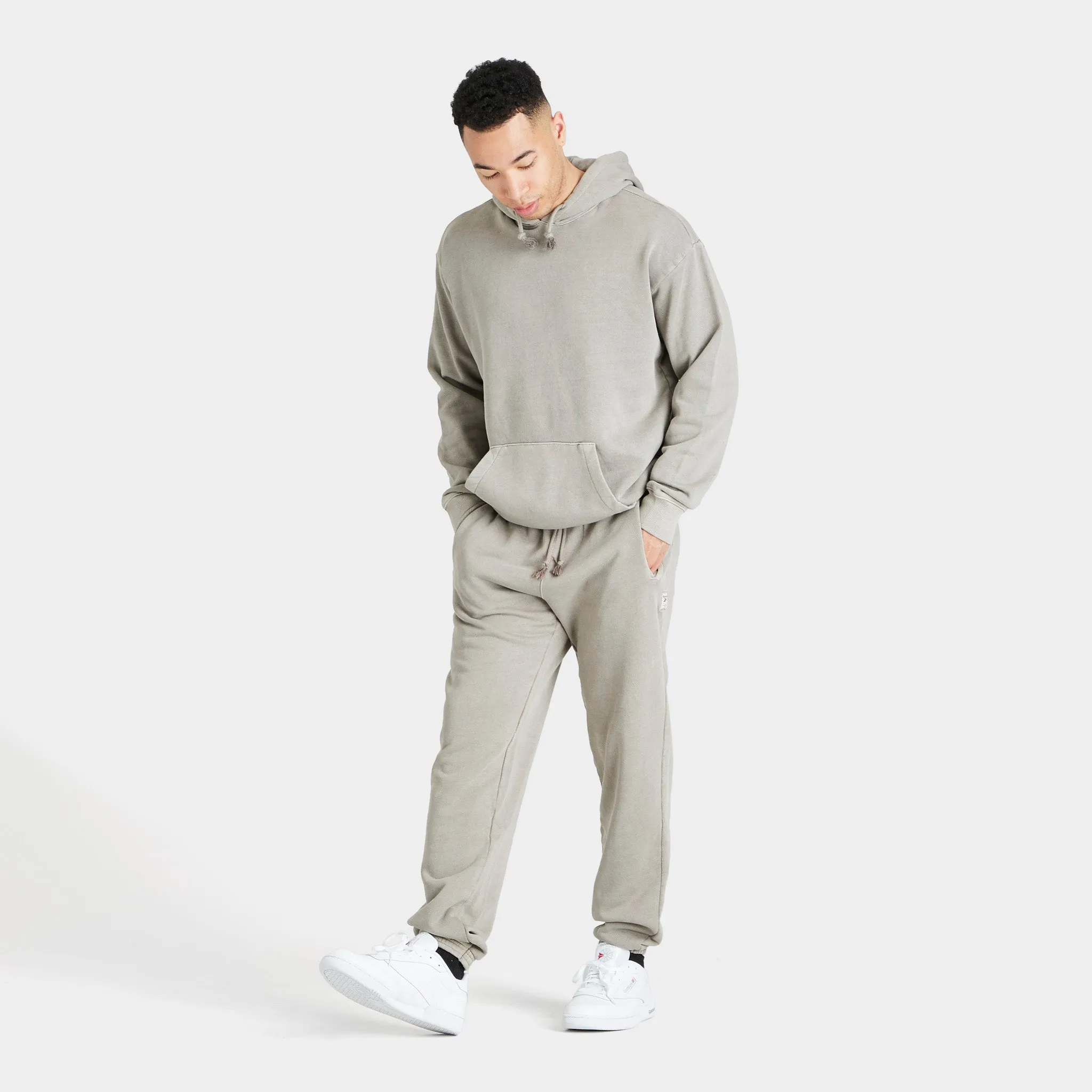 Reebok Classics Natural Dye Pullover Hoodie / Boulder Grey