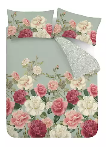 RHS Rose Garden 100% Cotton 200 Thread Count Duvet Cover Set | Kaleidoscope