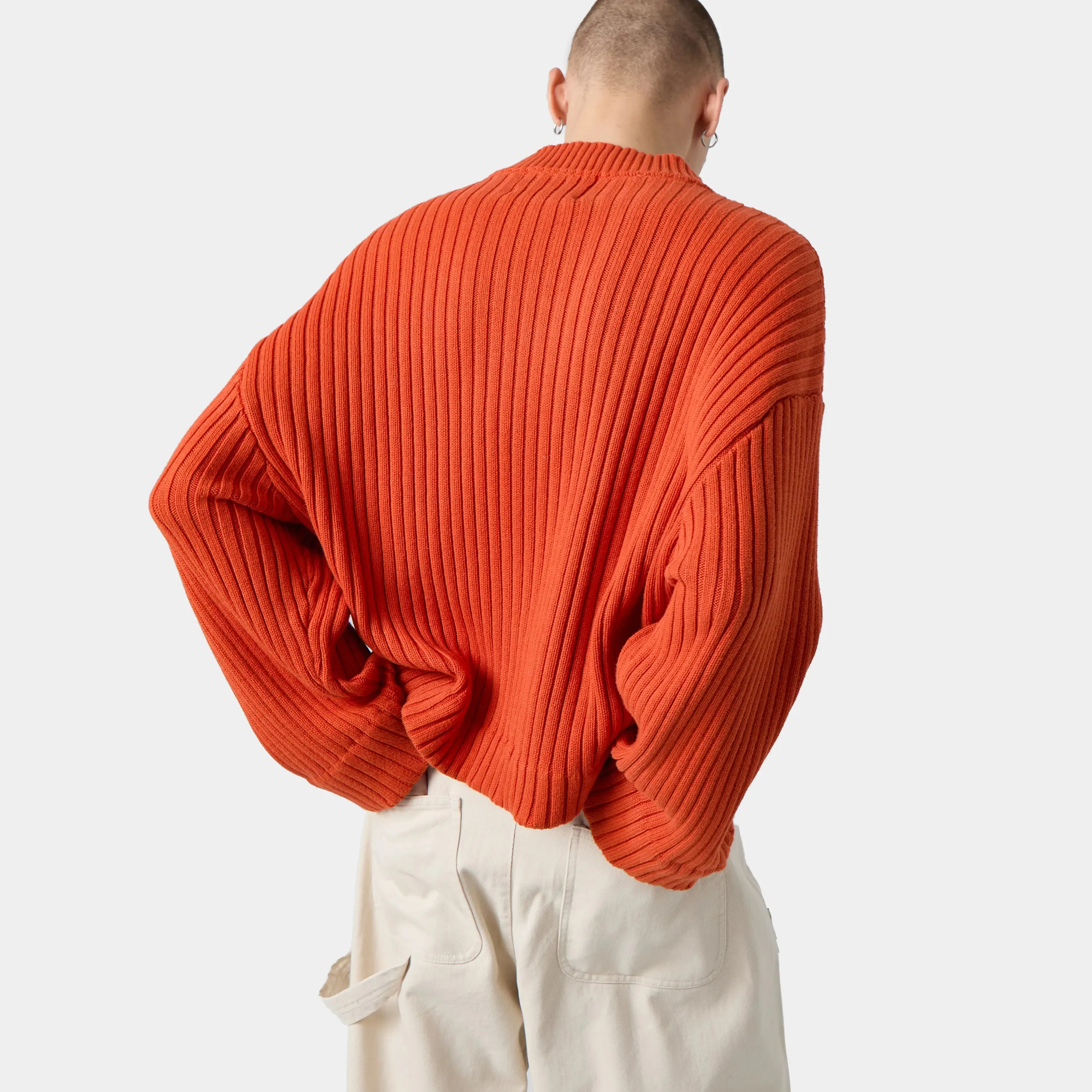 Riot Knit Brick Baggy Sweater