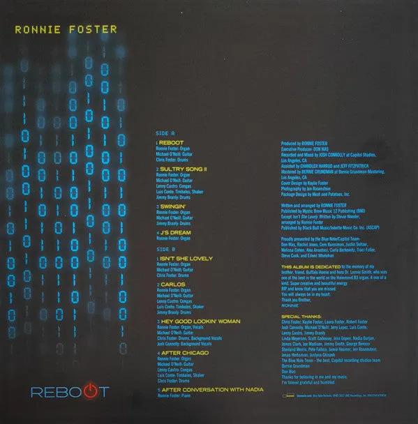 Ronnie Foster ~ Reboot