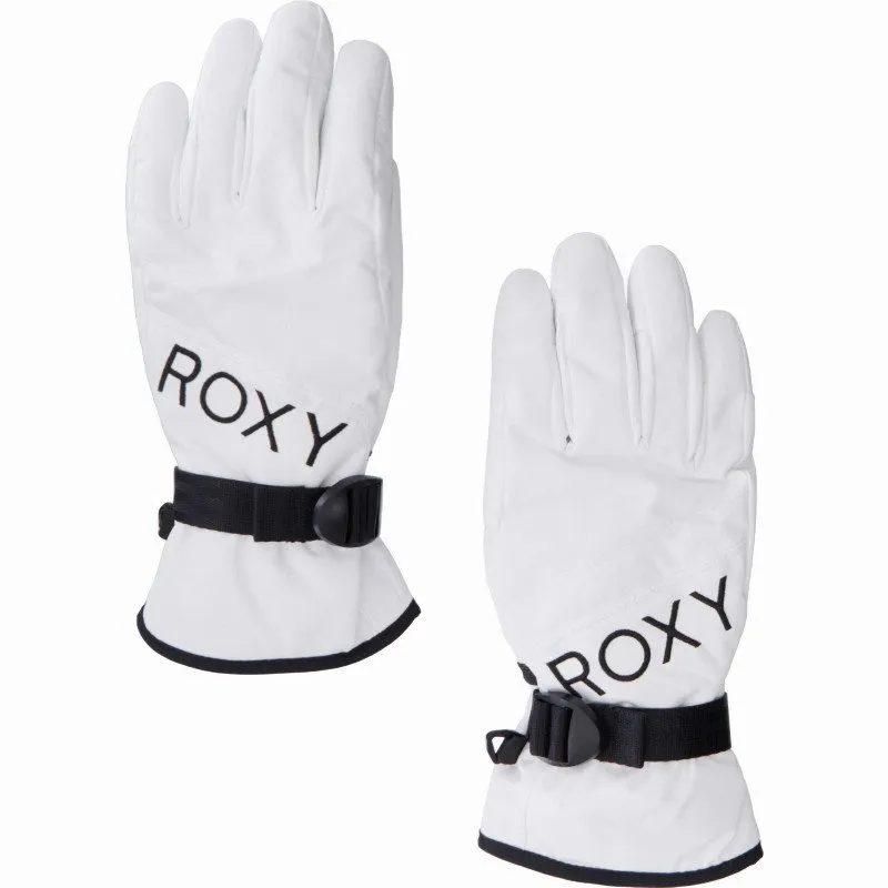 Roxy JETTY - SNOWBOARD/SKI GLOVES FOR WOMEN WHITE