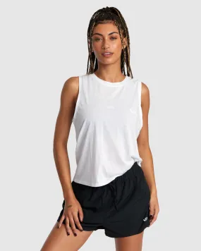 Rvca Va 2 - Sports Vest Top For Women - White | SurfStitch