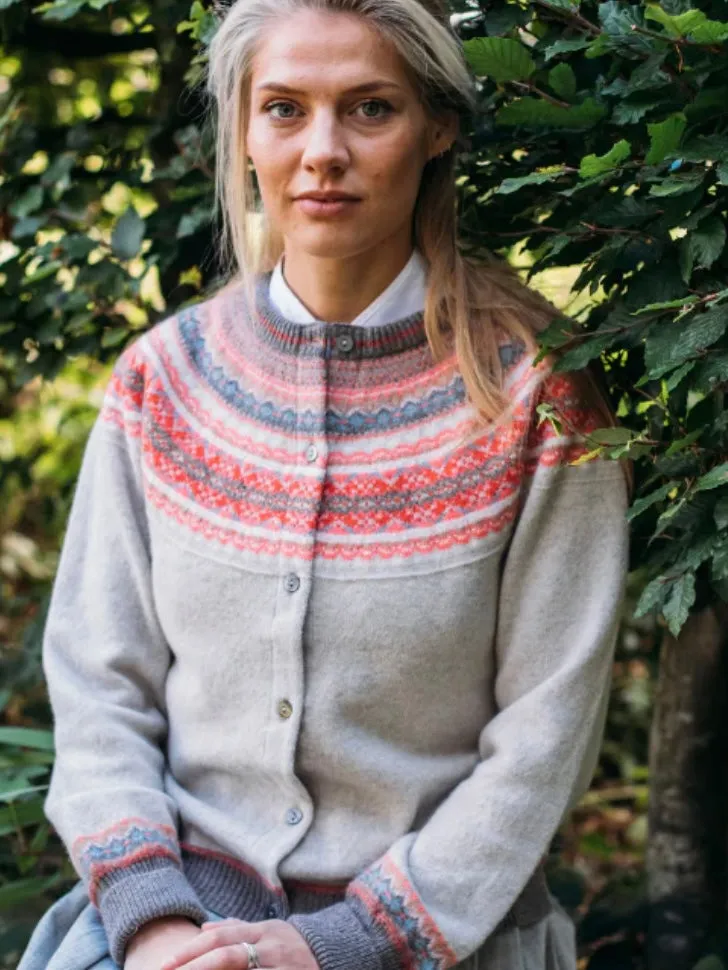 Sacs of Ashbourne   Eribe Alpine Short Cardigan Hibiscus