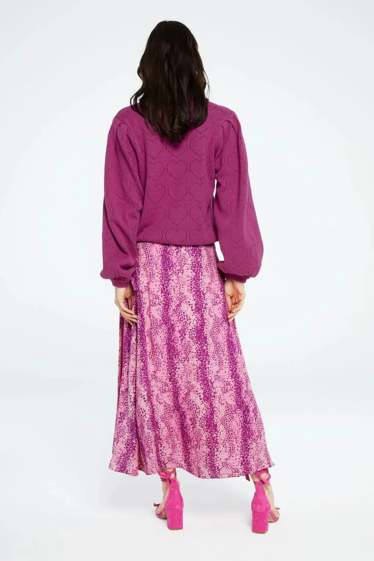 Sacs of Ashbourne   Fabienne Chapot Rosie Cardigan-Magenta