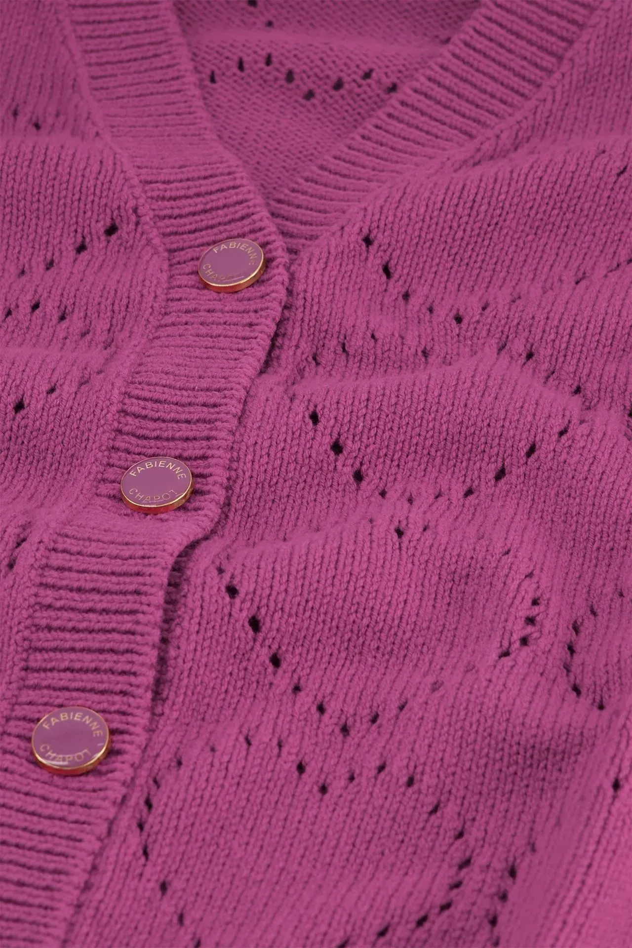 Sacs of Ashbourne   Fabienne Chapot Rosie Cardigan-Magenta