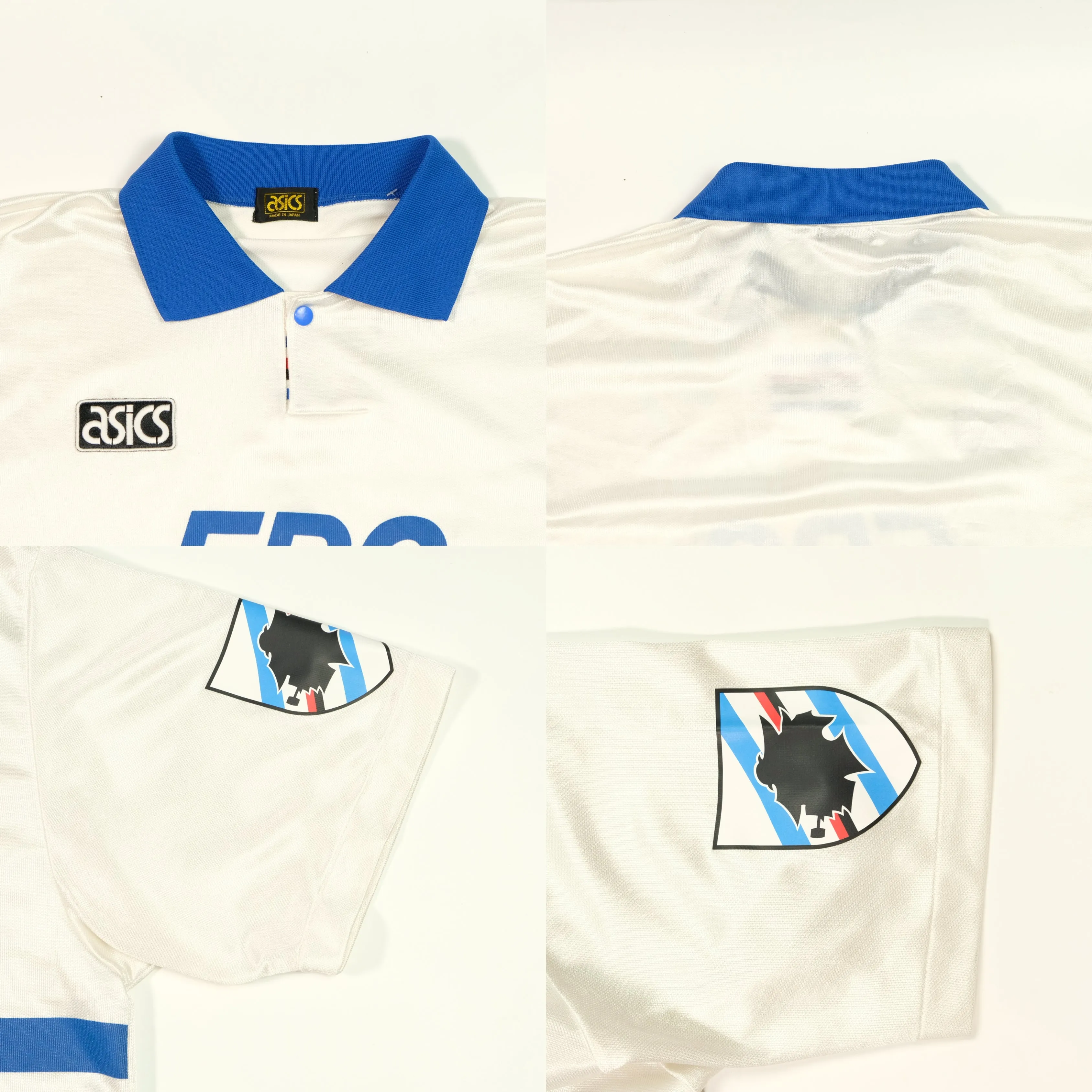 Sampdoria Original Asics 1993/1994 Away Vintage Football Shirt Large