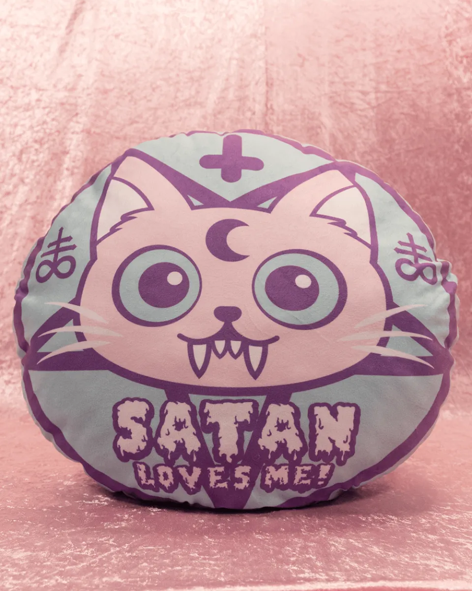 Satan Loves Me! Cushion