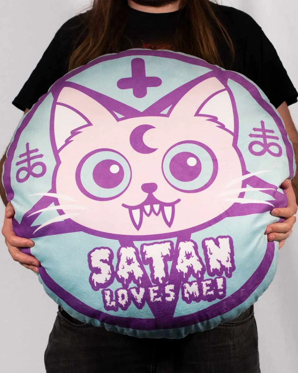 Satan Loves Me! Cushion