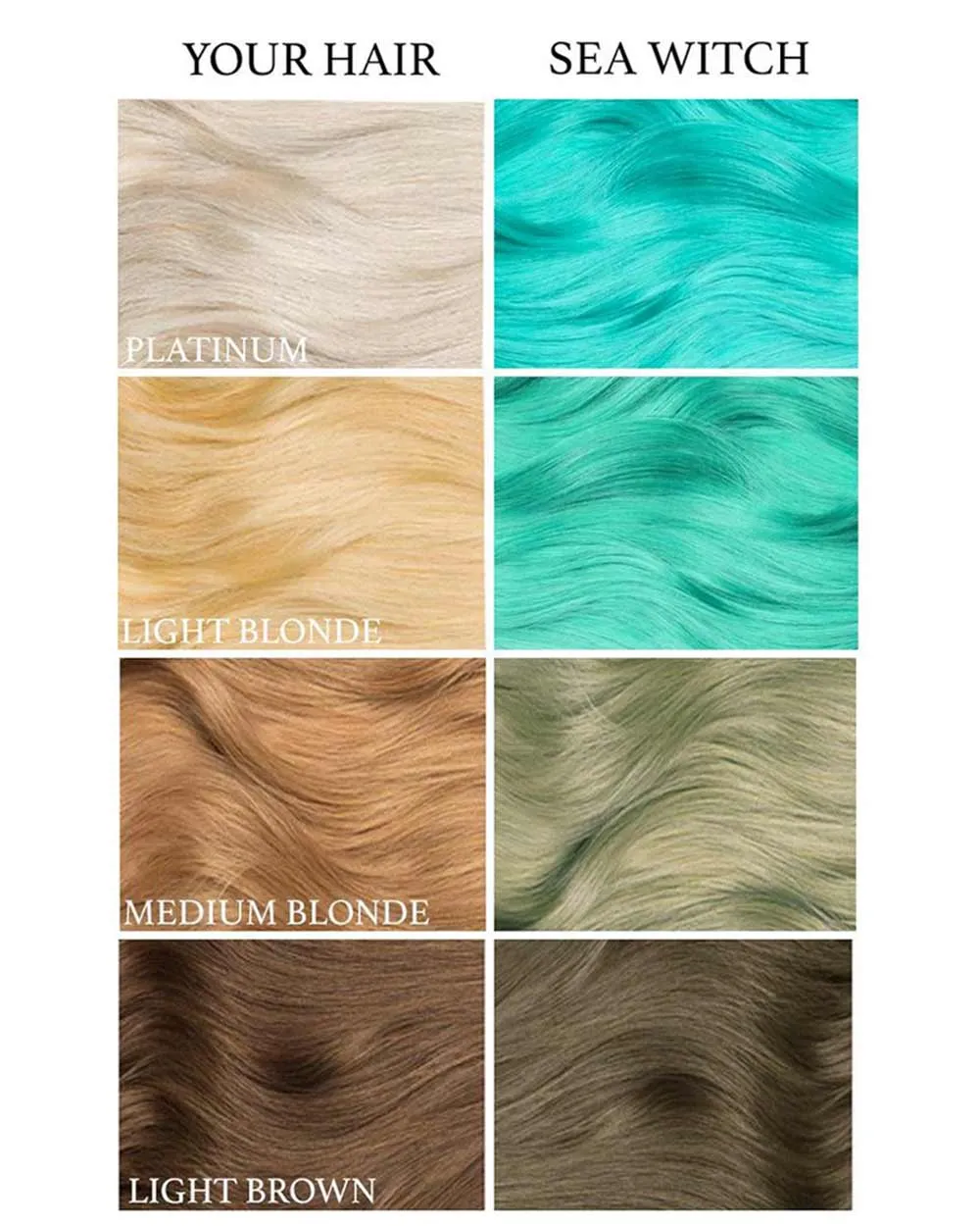 Sea Witch Hair Colour