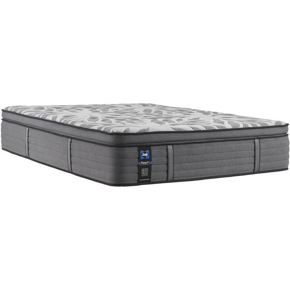 Sealy PosturePedic Plus Satisfied II Cushion Firm Euro-Top Mattress - California King | Electronic Express