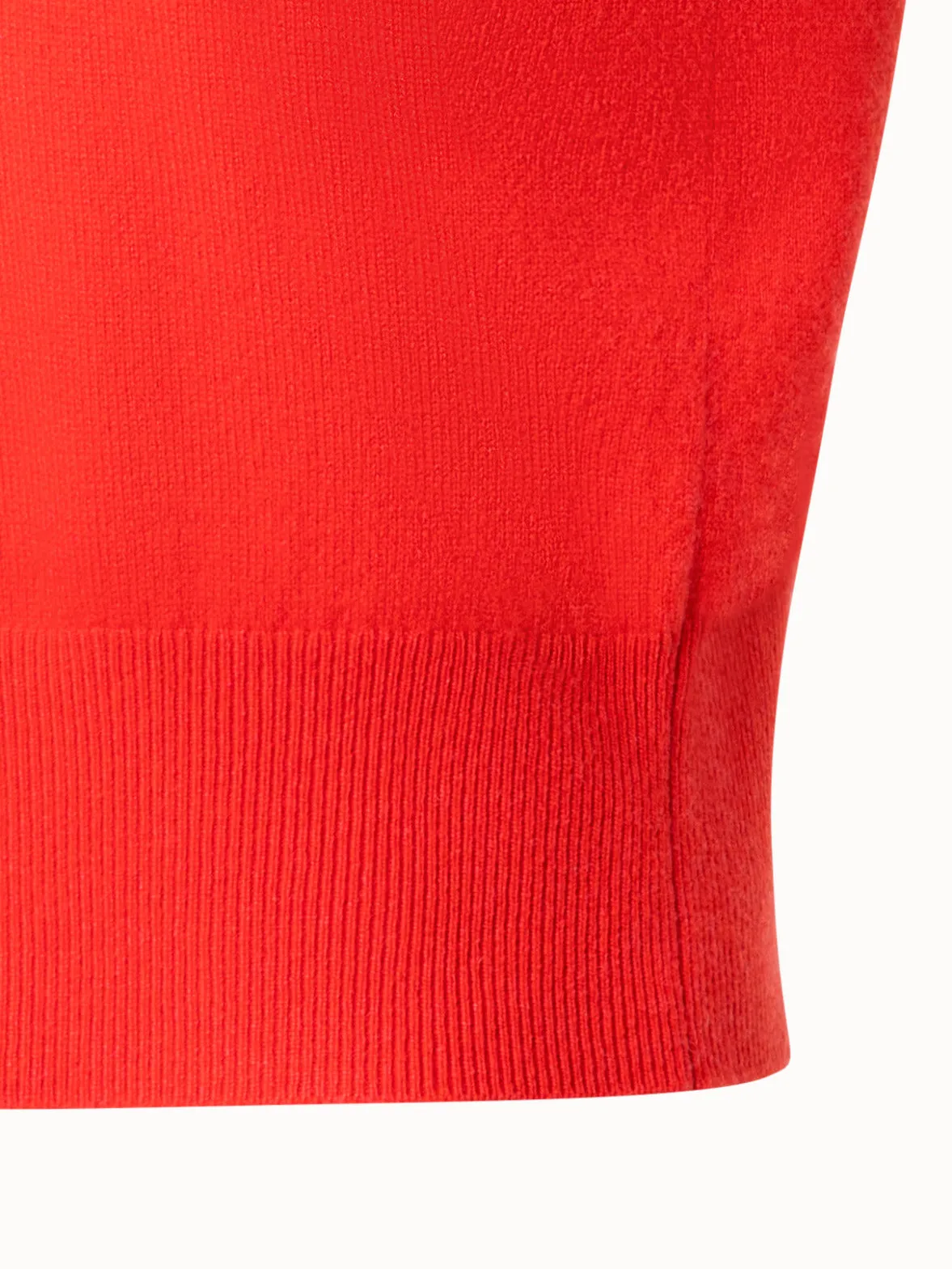 Sleeveless 100% Cashmere Knit Top with Knot