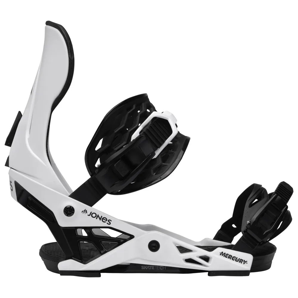 Snowboard binding Jones ---Mercury Cloud White