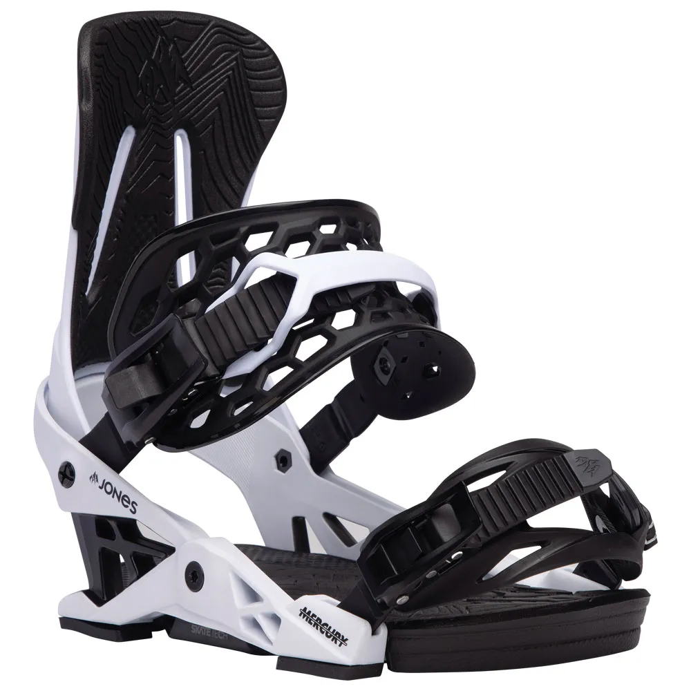 Snowboard binding Jones ---Mercury Cloud White