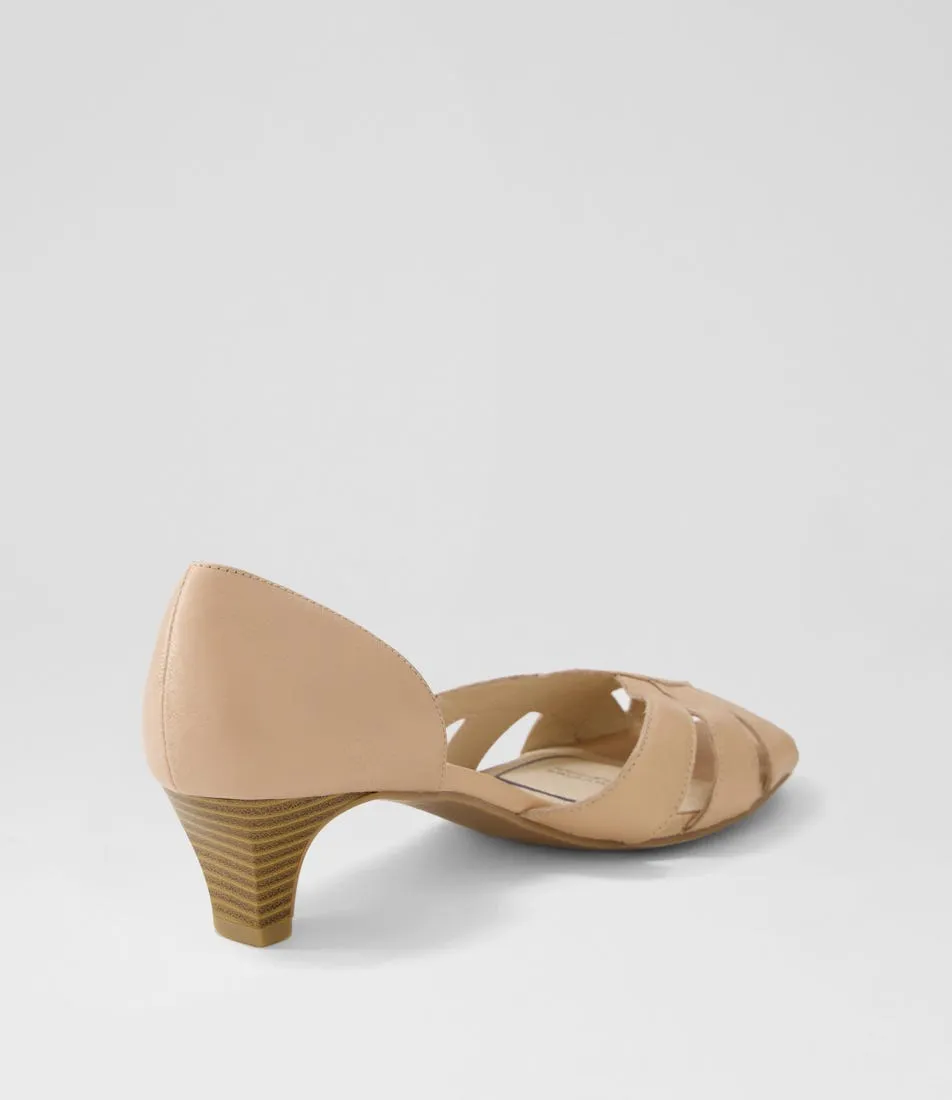 SUPERSOFT Elizabeths Dark Nude Leather Sandals