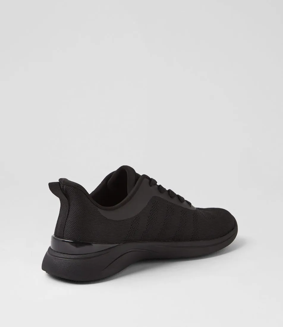 SUPERSOFT Yazmins Black Knit Sneakers