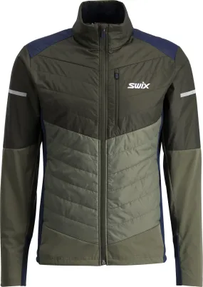 Swix Men's Dynamic Hybrid Insulated Jacket Olive/Dark Olive | Buy Swix Men's Dynamic Hybrid Insulated Jacket Olive/Dar