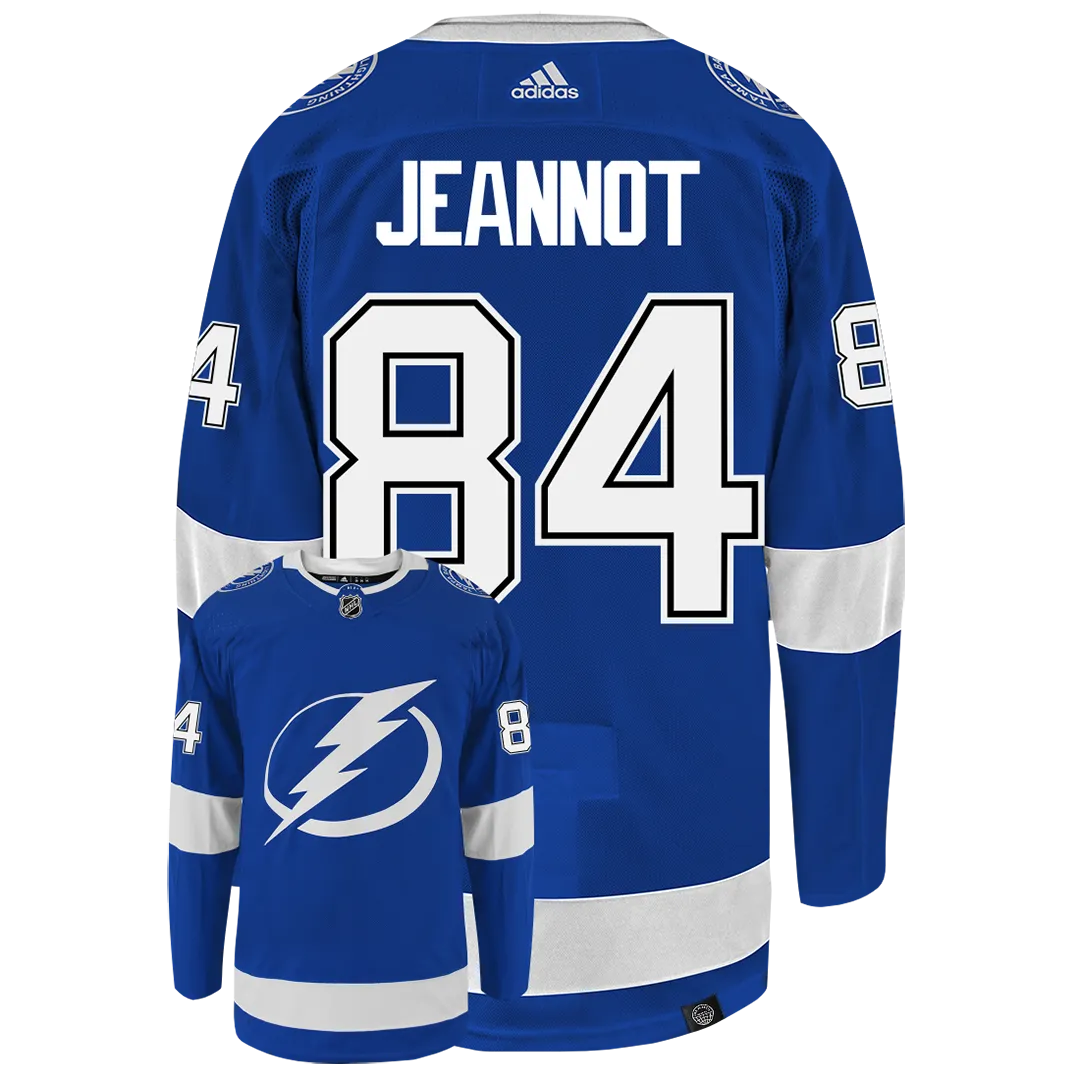 Tanner Jeannot Tampa Bay Lightning Adidas Primegreen Authentic NHL Hockey Jersey     