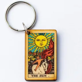 The Sun Tarot Key Chain