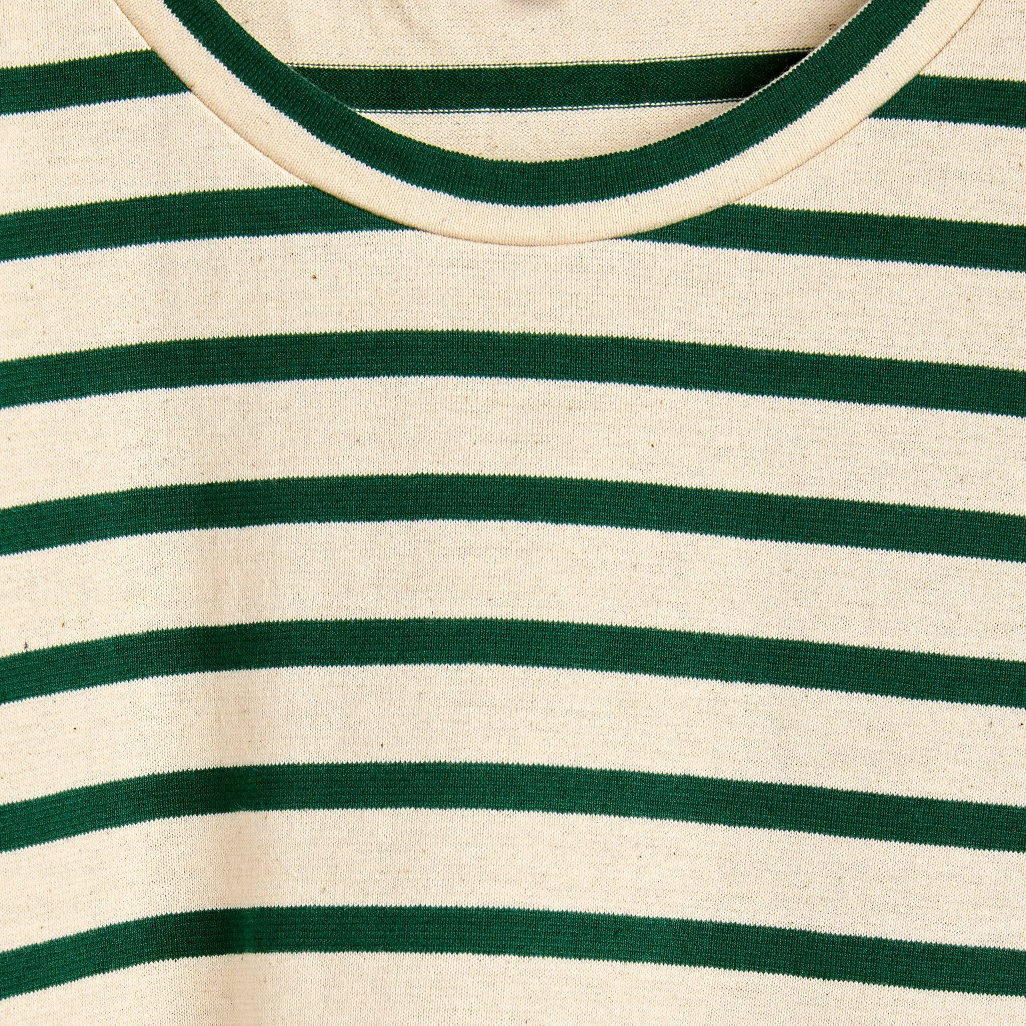 Theoxane Mariniere Sleeveless Top - Green Stripe