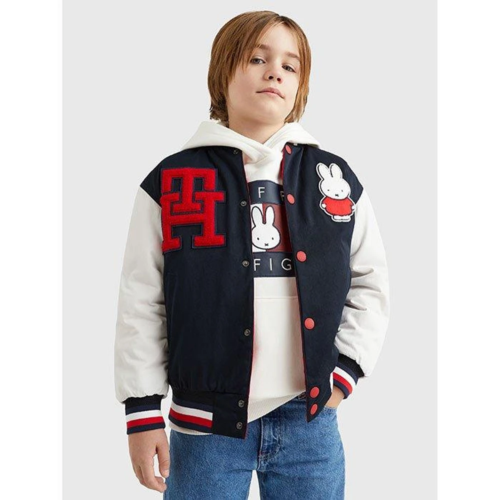 Tommy Hilfiger Kids' [4-10] TOMMY X MIFFY Reversible Varsity Jacket