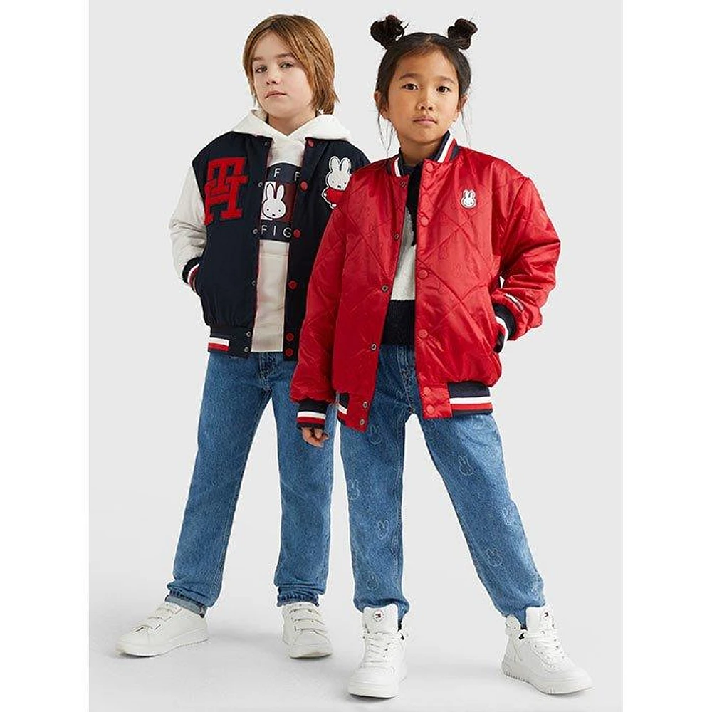 Tommy Hilfiger Kids' [4-10] TOMMY X MIFFY Reversible Varsity Jacket