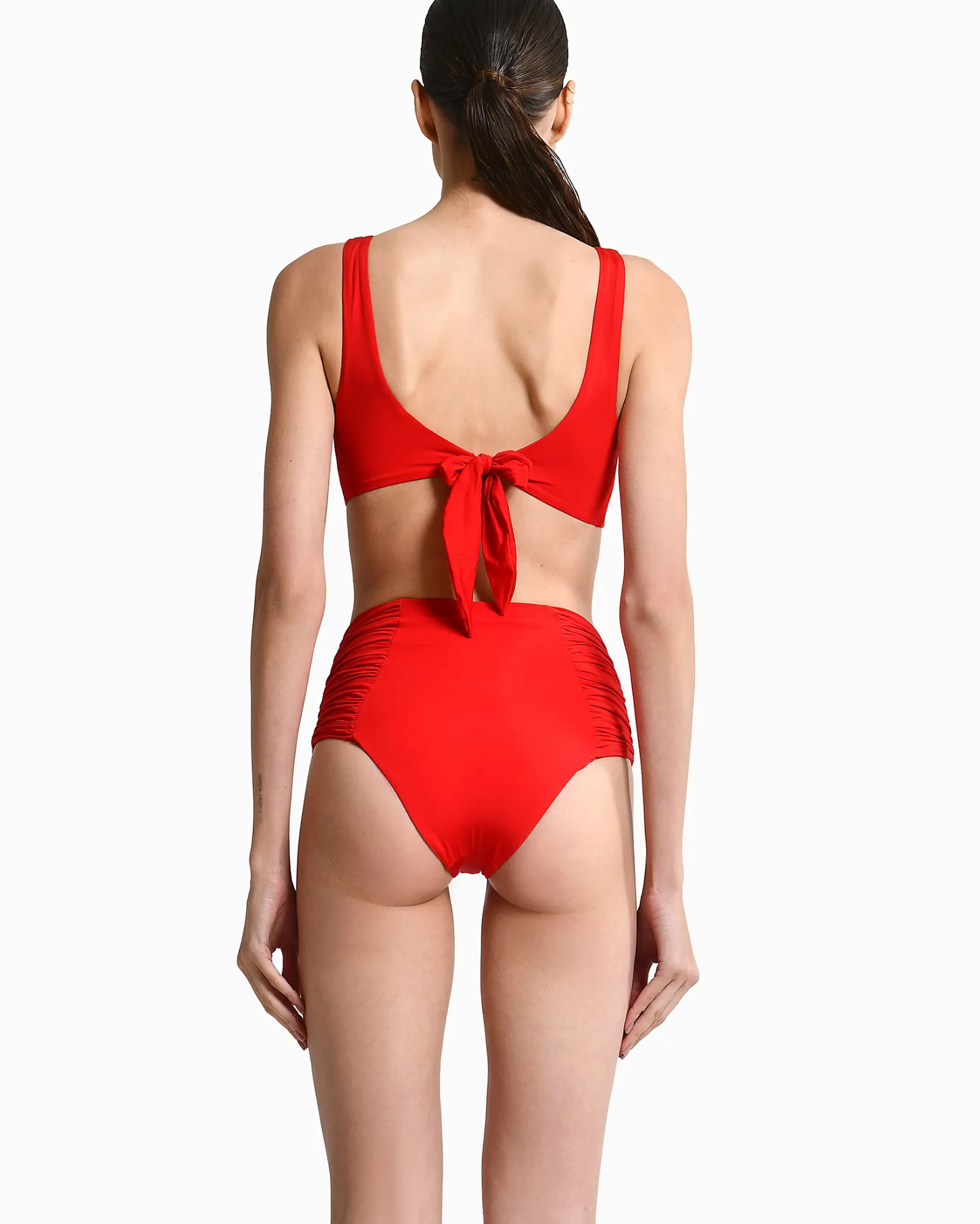 Top De Bikini Pula Red & Bottom De Bikini Tali Red