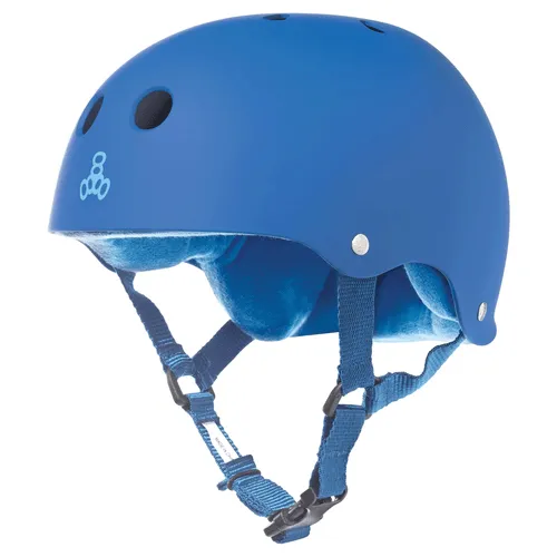 Triple 8 Skateboard Helmet Sweatsaver Royal Blue Rubber Size XL