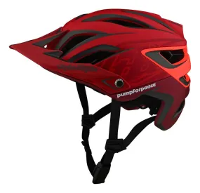 Troy Lee Designs A3 MIPS MTB Helmet - Pump for Peace Red