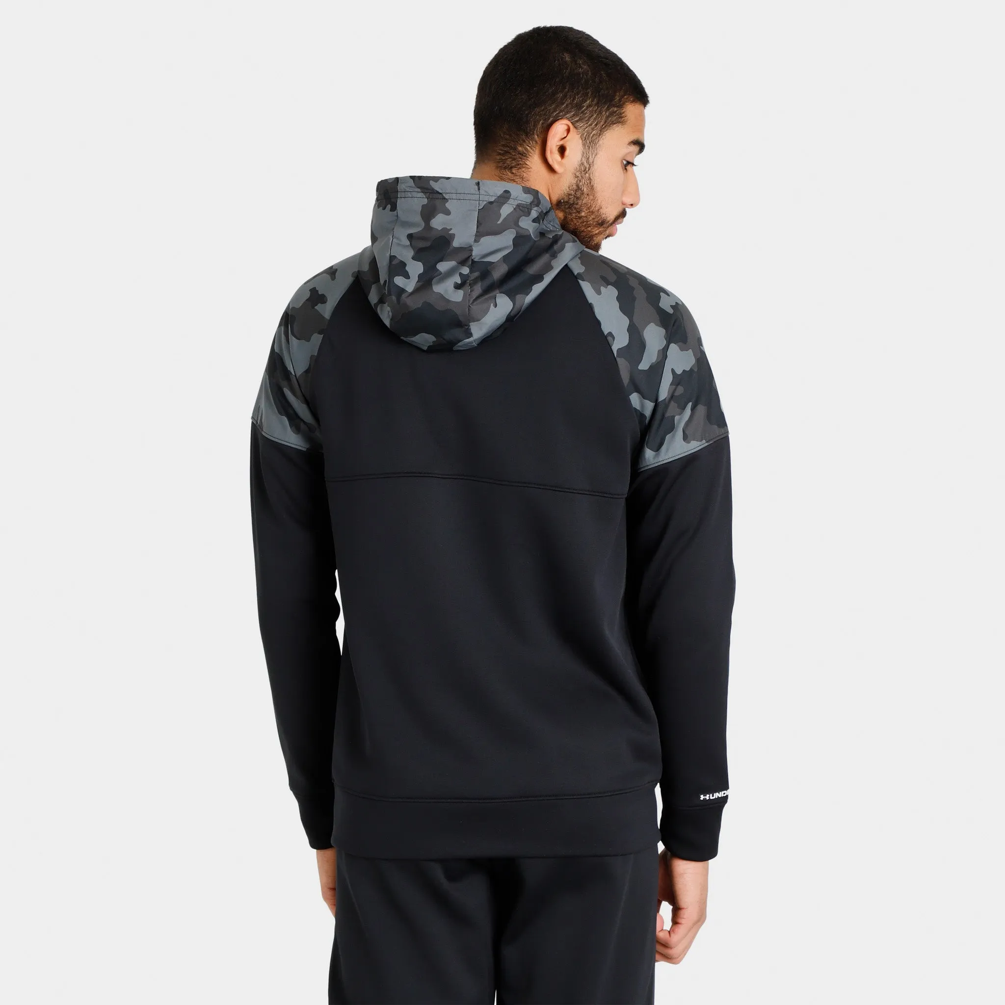 Under Armour JD Armour Fleece Full Zip Prtd Hoodie Black / Pitch Gray