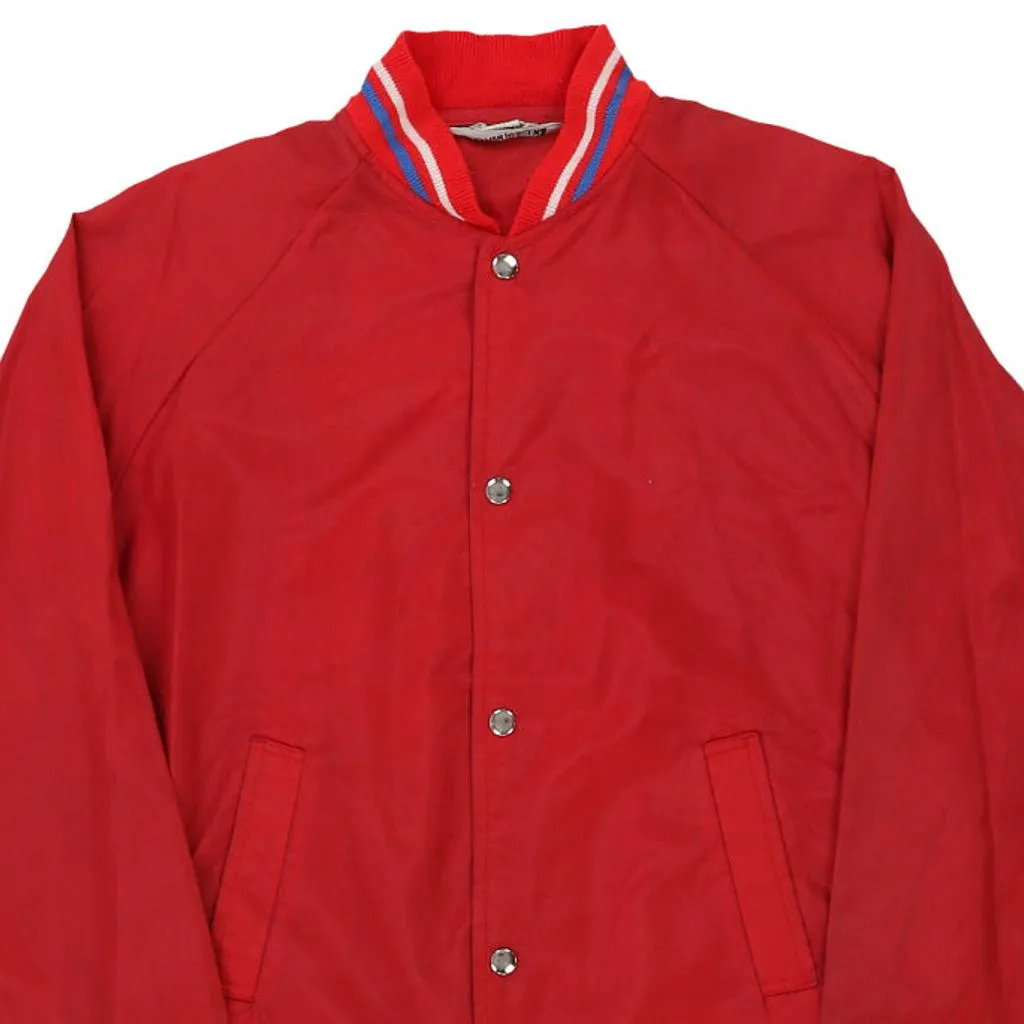 Van Heusen Baseball Jacket - Medium Red Nylon