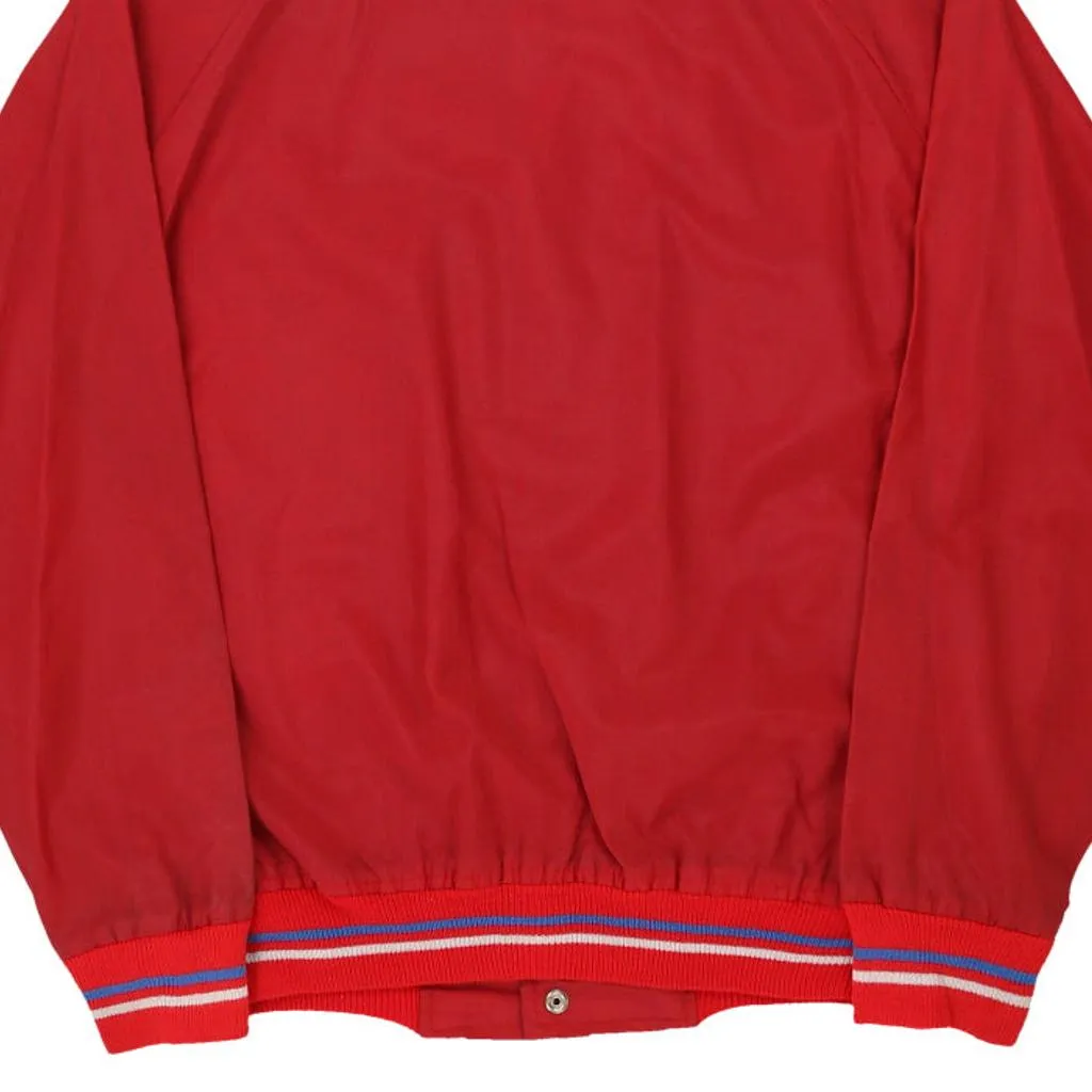 Van Heusen Baseball Jacket - Medium Red Nylon