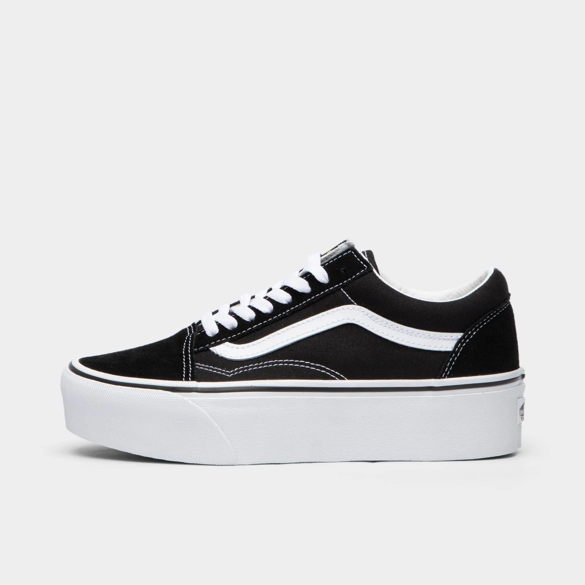 Vans Old Skool Stackform Suede / Canvas Black - True White