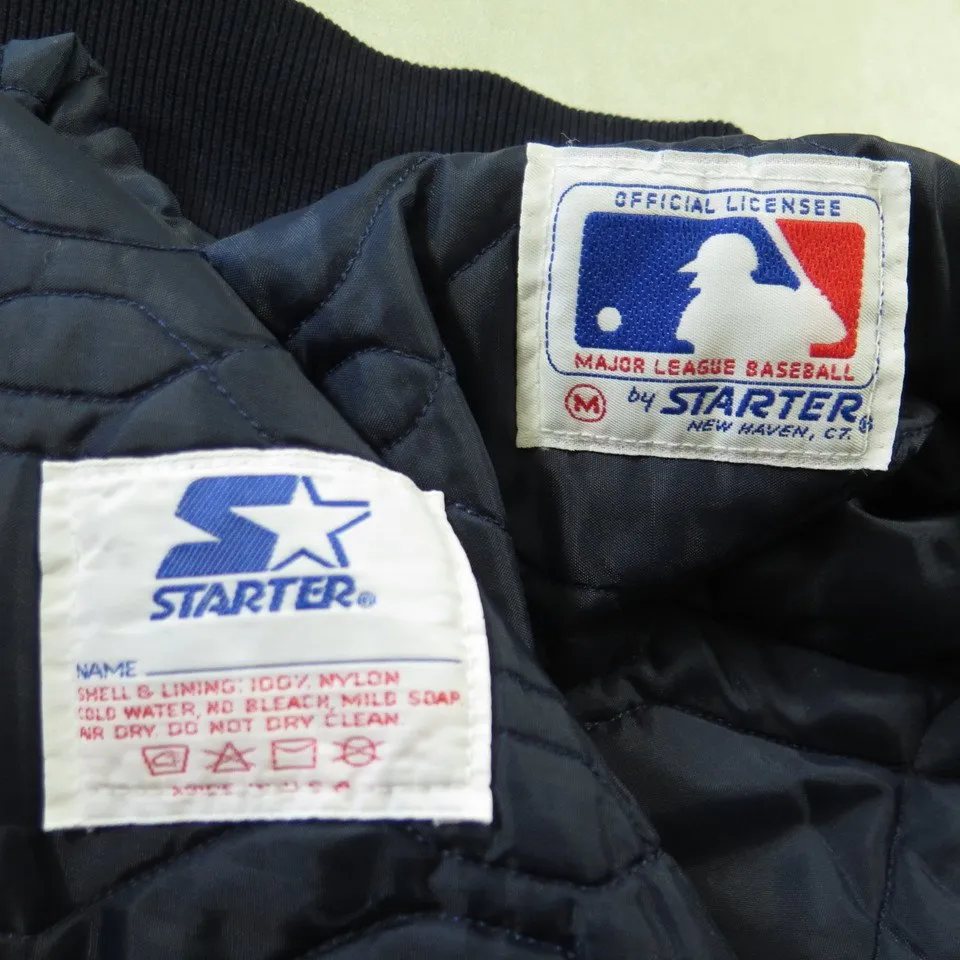 Vintage 80s New York Yankees Starter Jacket Mens M Satin MLB Baseball USA Made