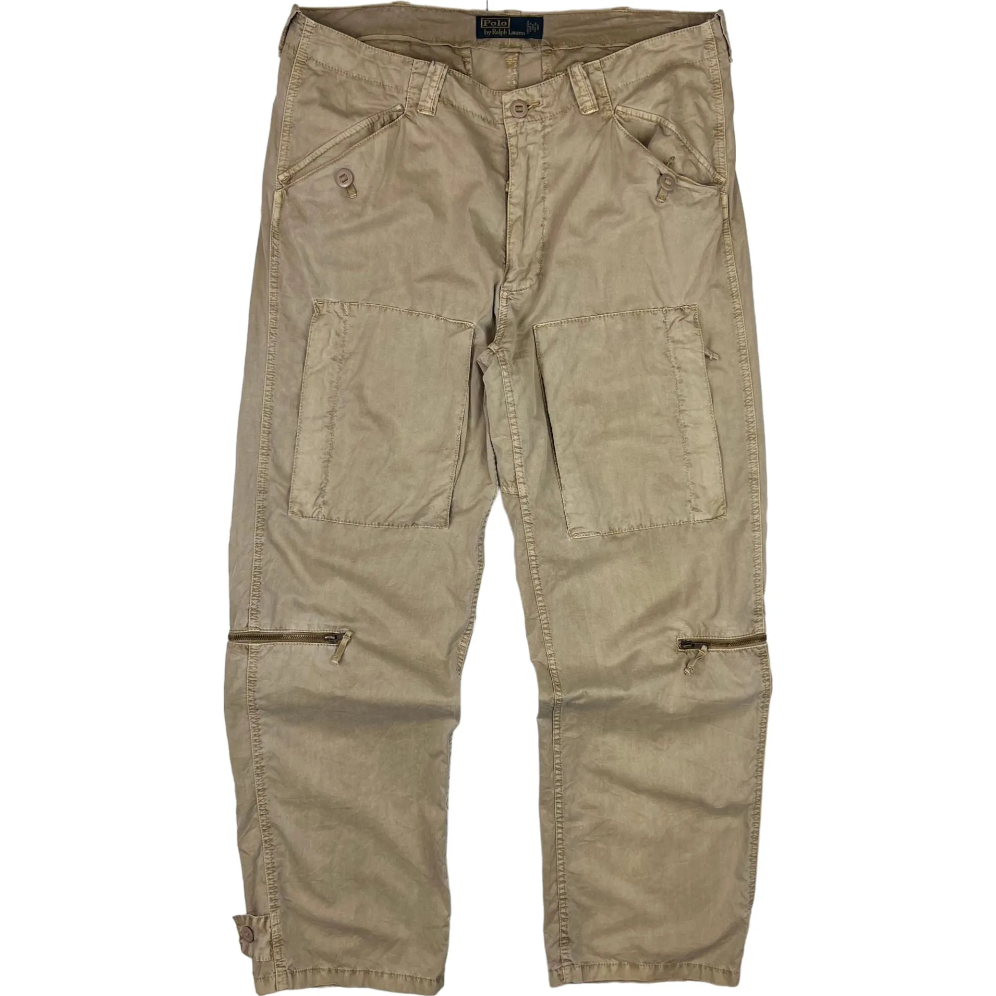 Vintage Polo Ralph Lauren Paratrooper Military Cargo Pants Rare