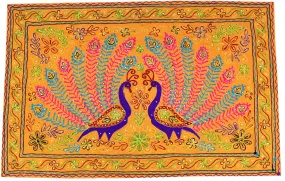 Wall Hanging Tapestry Embroidery India Decor Ethnic (52 x 33 inches)