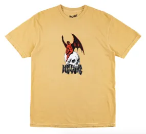 Welcome Skateboards - NEPHILIM GARMENT-DYED TEE - GOLD