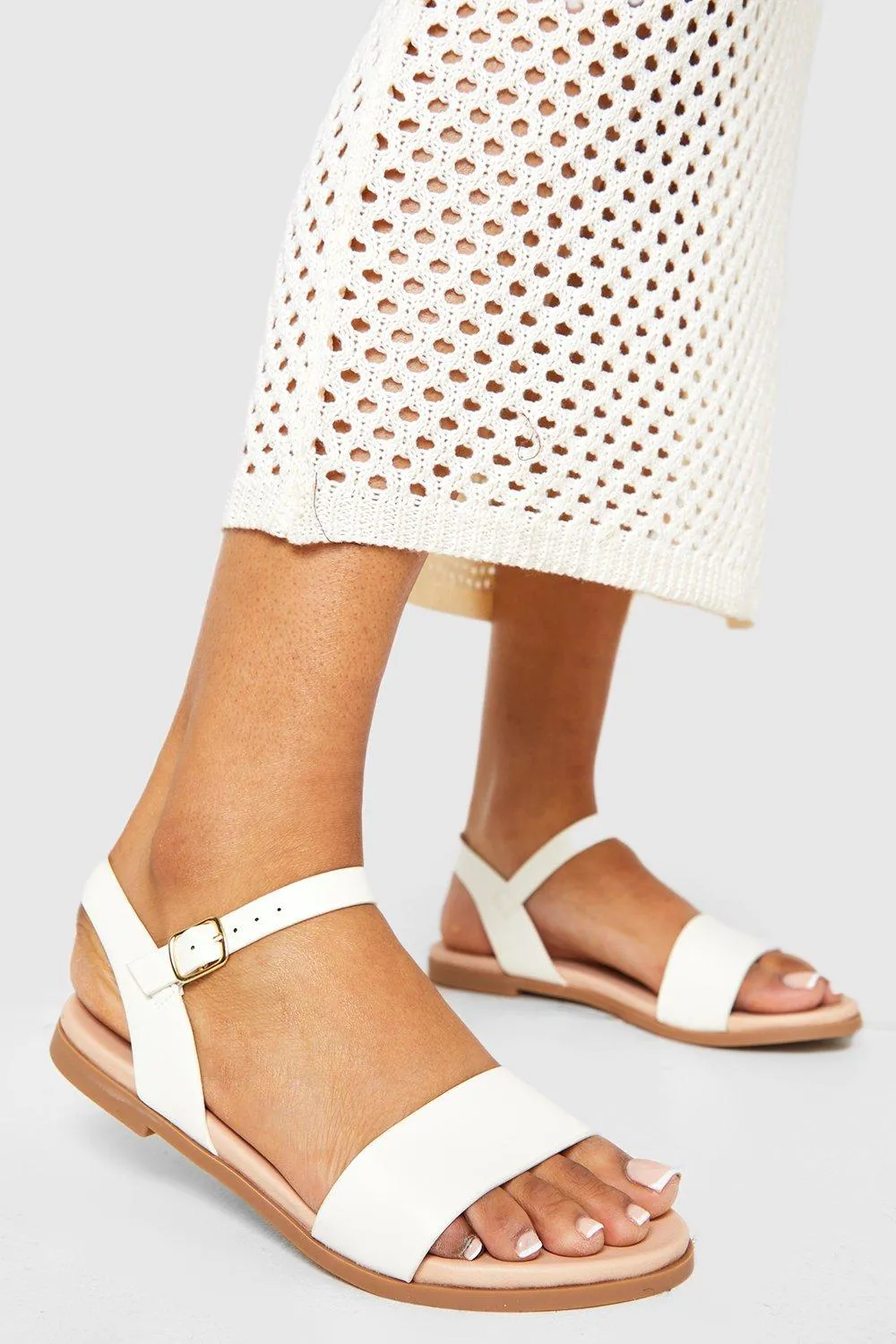 Wide Width Two Part Sandals