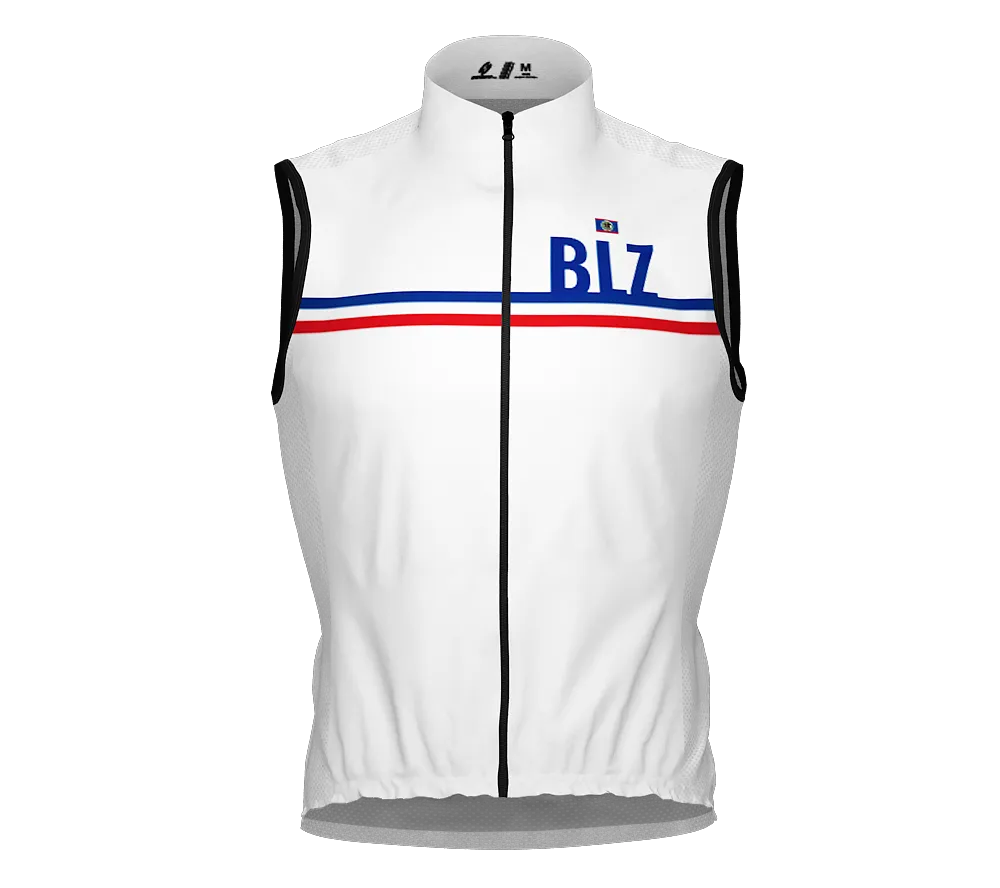 Wind Breaker Cycling Running Sports Vest Belize Country Code for Men And Women