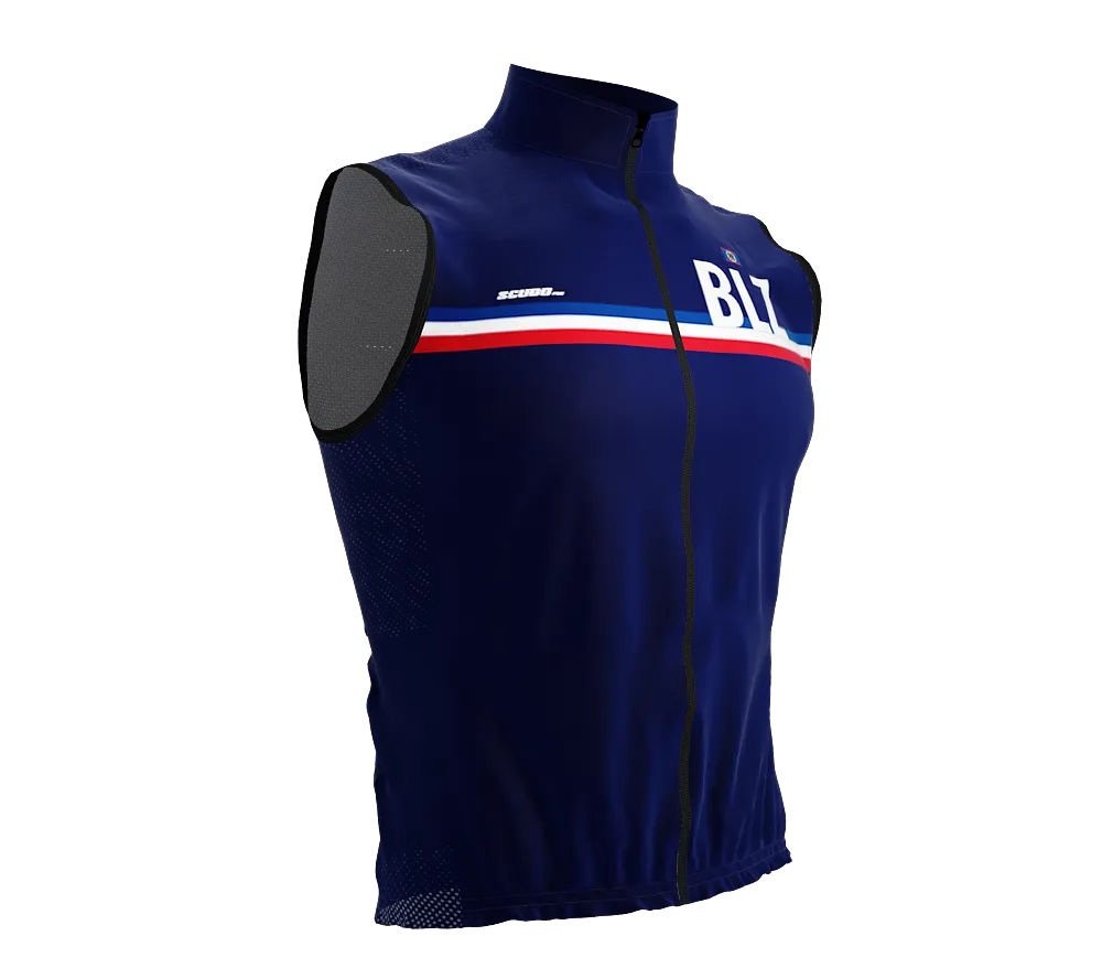 Wind Breaker Cycling Running Sports Vest Belize Country Code for Men And Women