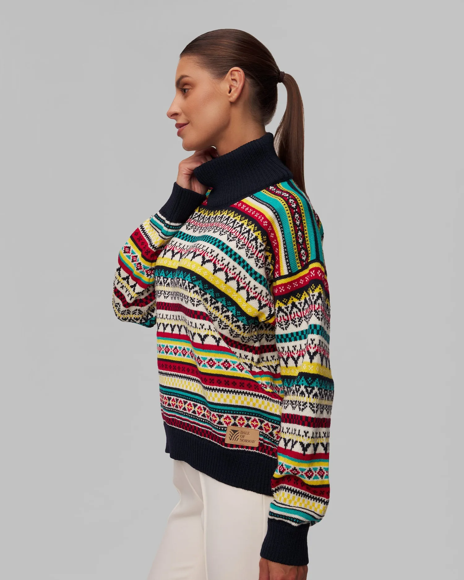Women's woollen turtleneck Dale of Norway Utsira 95961-c00