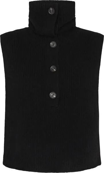 Women's Black Dominic 1 Knit Vest Black